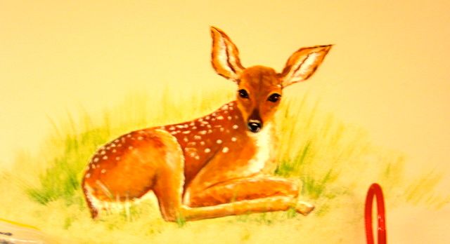 St Rose Nursery Bambi laying down